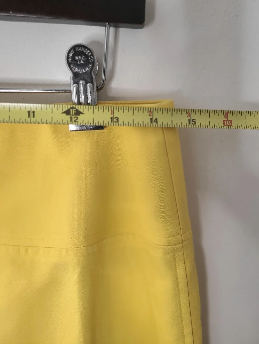 Ralph Lauren Black Label Mini Skirt Full Zip Bright Yellow Sz 4